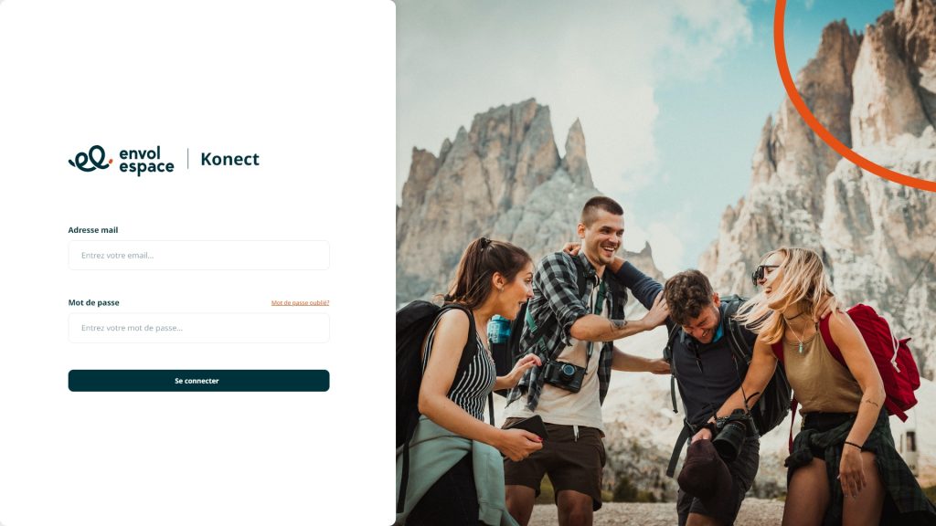 Login page